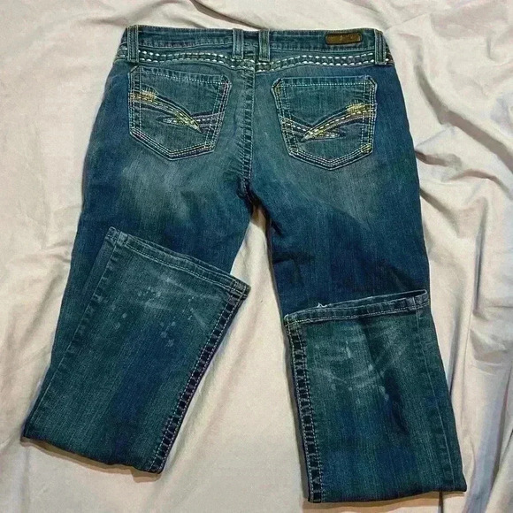 Wrangler Men's Rock 47 Ultra Low Rise Medium Wash Jeans‎ 30x30 - Picture 9 of 12